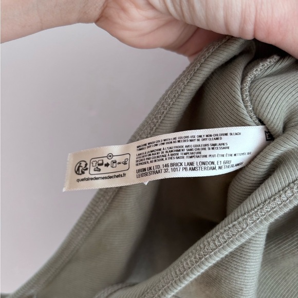 NWOT FP intimately | downtime bodysuit In sage - Picture 9 of 11